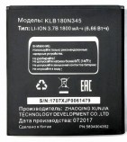 Аккумулятор KLB180N345 для смартфона MTS Smart Sprint 4G МТС Смарт Спринт 4G - АККУМ-сервис, интернет-магазин аккумуляторов в Екатеринбурге
