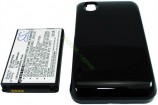 Аккумулятор для коммуникатора LG Optimus Black P970 Cameron Sino повышенной емкости в комплекте специальная задняя крышка черного цвета - АККУМ-сервис, интернет-магазин аккумуляторов в Екатеринбурге
