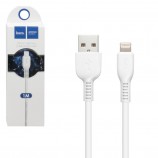 Кабель USB Lighthing для Apple iPhone 5-11, iPad mini, iPad 4, Air HOCO X20 Flash charging 1 метр цвет черный/белый - АККУМ-сервис, интернет-магазин аккумуляторов в Екатеринбурге